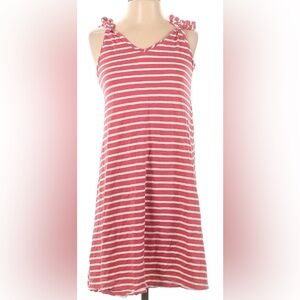 GAP~ Women’s Sleeveless Dress~Red & White Striped ~ Size Small